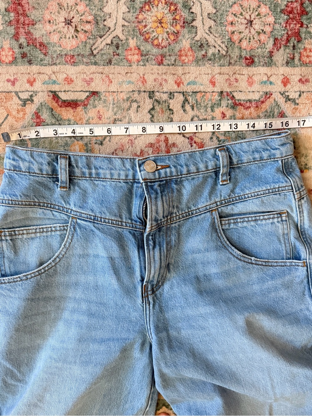 Frame Denim Light Blue Cropped Wide-Leg Jeans - Picture 4 of 4